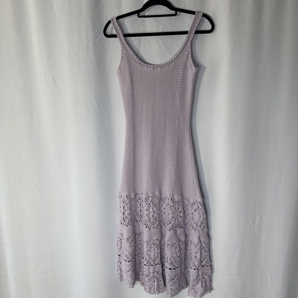 Adam Lippes Crochet Midi Dress Size S MSRP $490